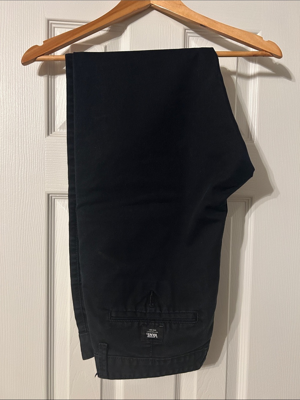 Vans Men's Black Slim Straight Chinos